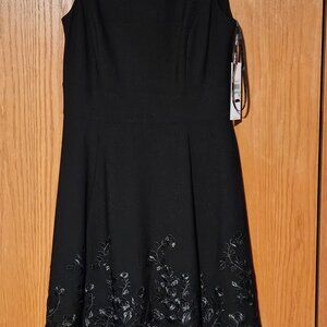 NWT Calvin Klein Embroidered Fit & Flare Dress